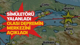 Simületörü yalanladı, olası depremin merkezini açıkladı